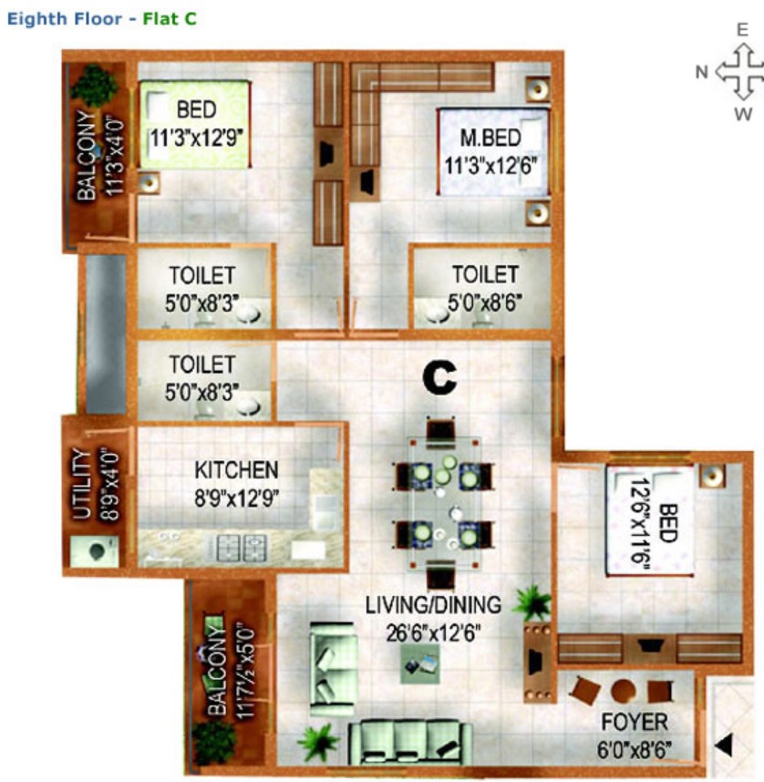 Arima The Summit No.363, 364, Saibaba Colony, Coimbatore Apartments